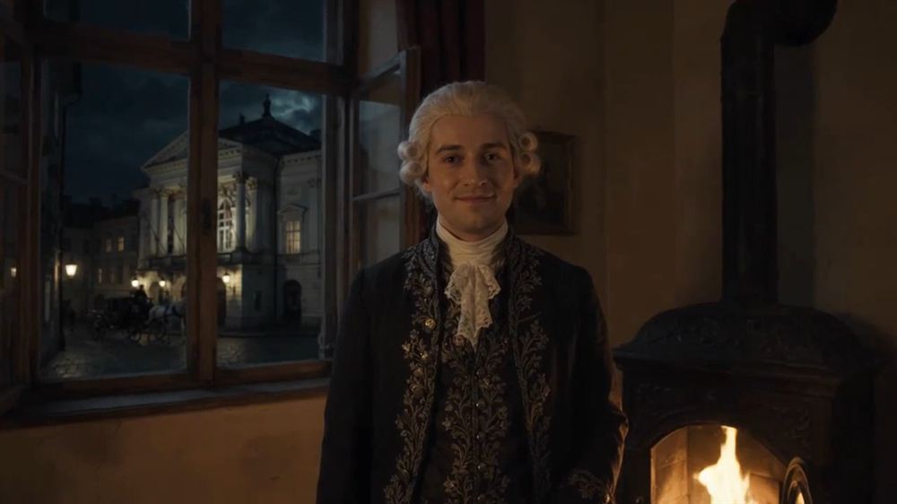 Wolfgang Amadeus Mozart on the night of Don Giovanni